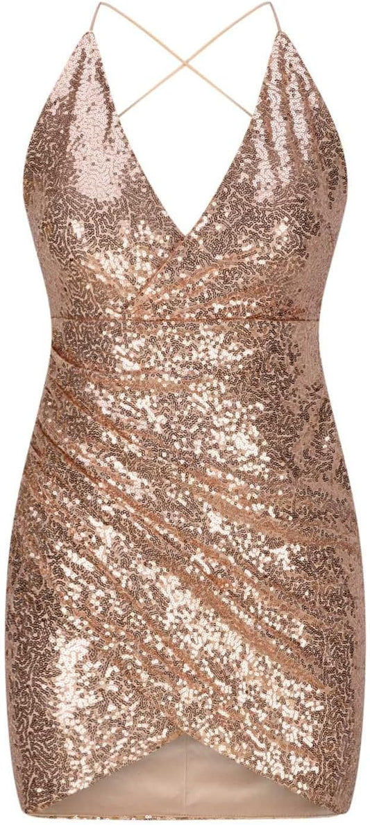 ROBE FANTAISIE MINI PAILLETÉE