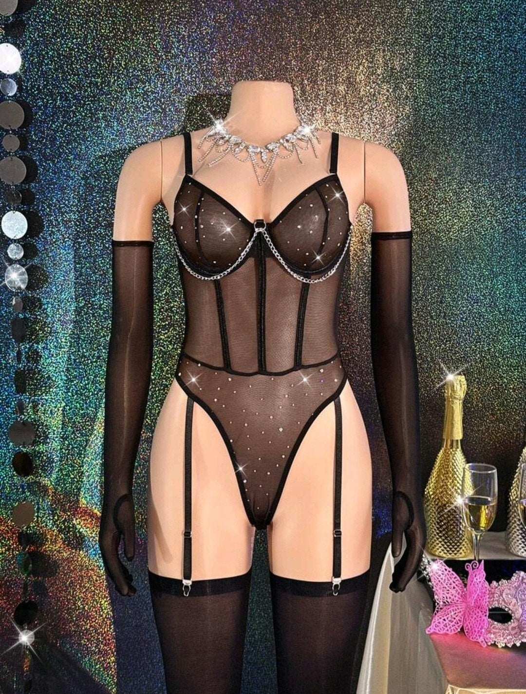 Ensemble body lingerie