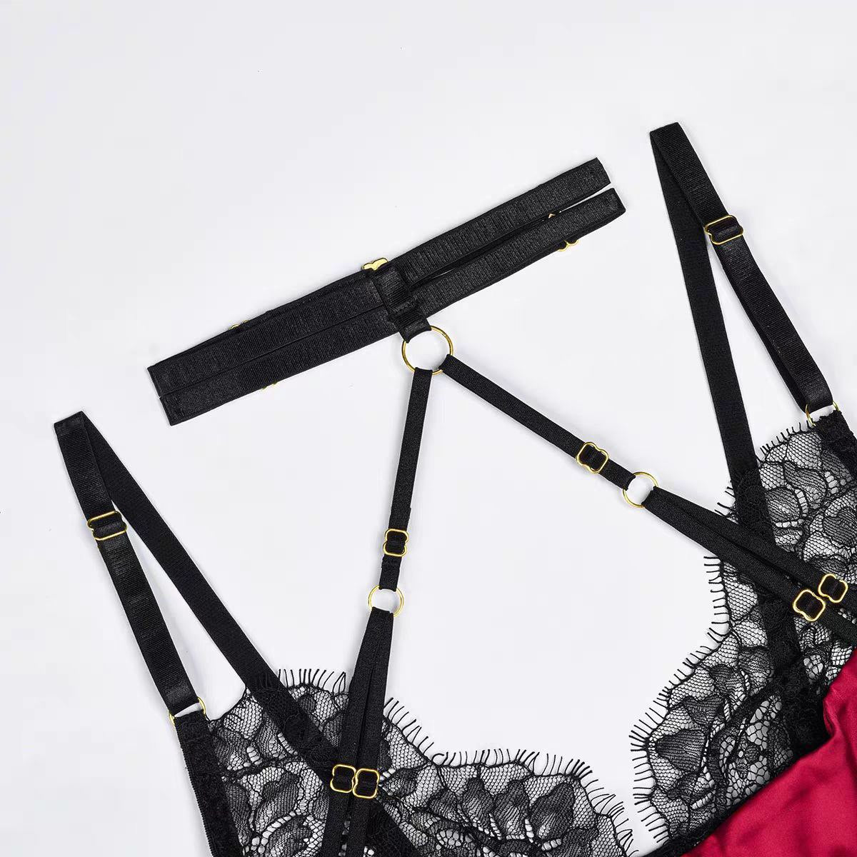 ensemble érotique , Lingerie quatre pièces