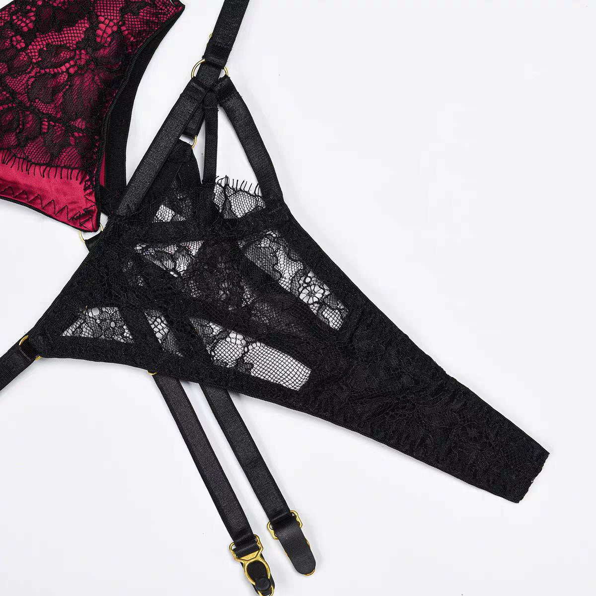 ensemble érotique , Lingerie quatre pièces