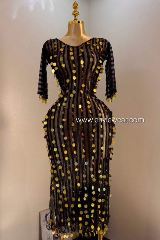 robe oriental transparent