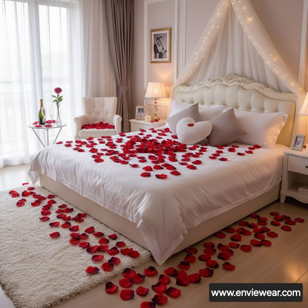 1000 pétales rose synthétiques