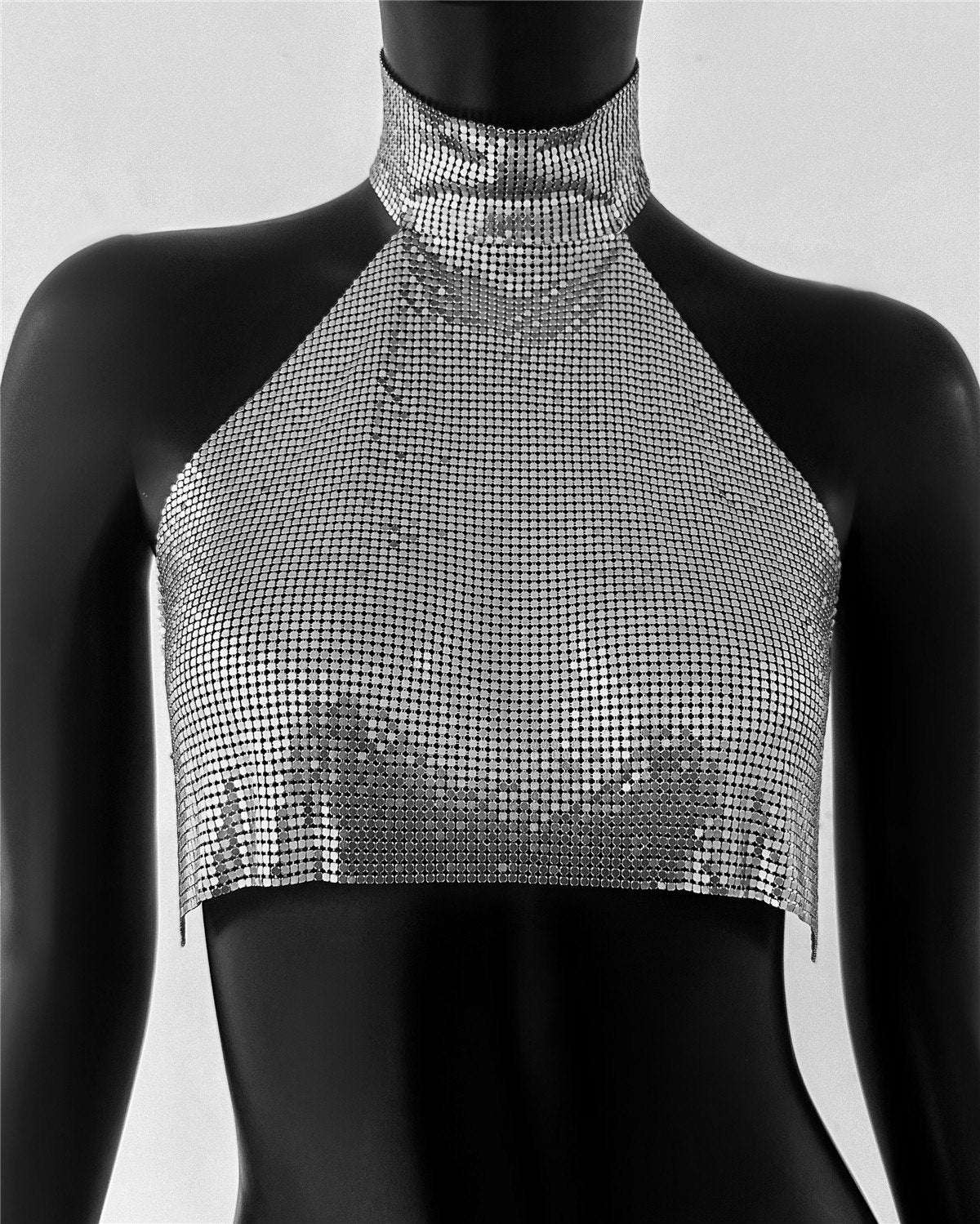 Top métallique taille unique
