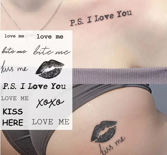 Temporary Tattoo Stickers, Semi-Permanent, Waterproof, Long-Lasting,