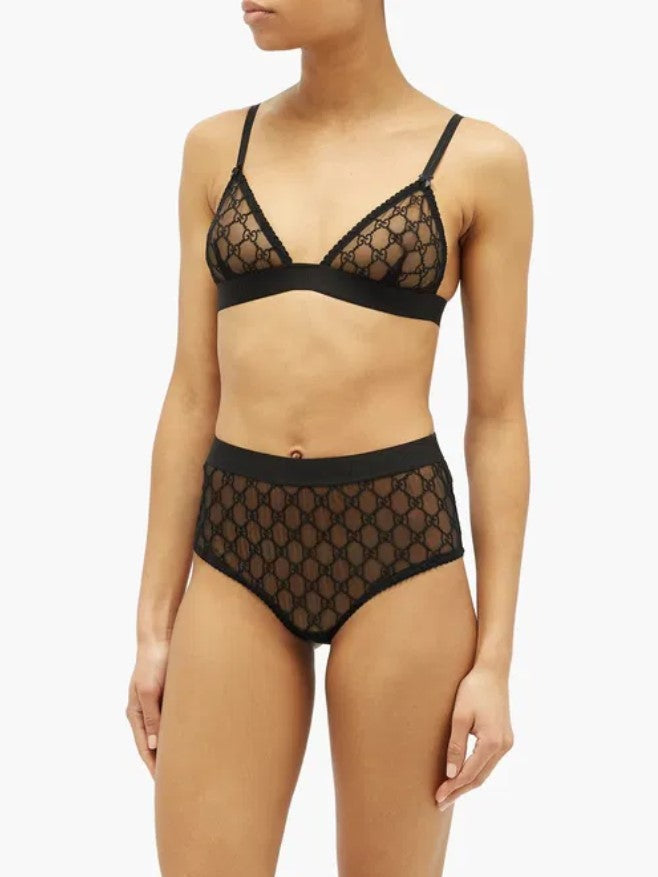 Gucci  gg tulle lingerie set